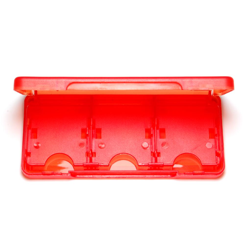 Game case for 3DS 2DS DS Lite DSi XL Nintendo card cartridge storage 6 in 1 - Red | ZedLabz - 4