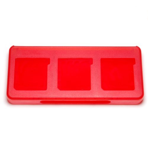 Game case for 3DS 2DS DS Lite DSi XL Nintendo card cartridge storage 6 in 1 - Red | ZedLabz