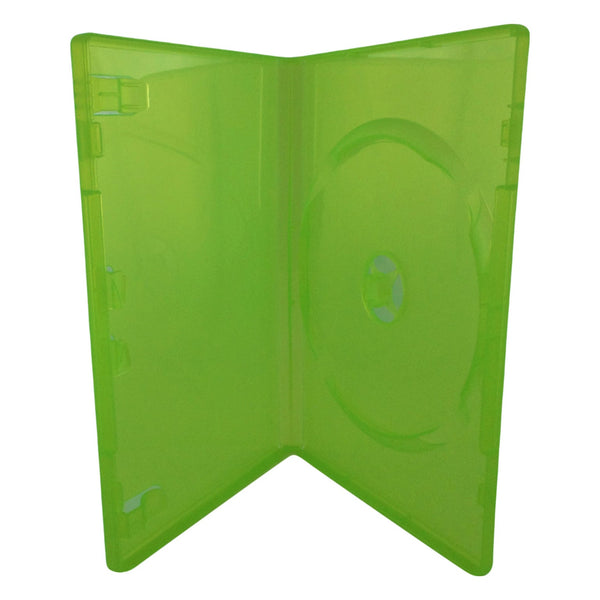 Game case for Microsoft Xbox 360 compatible replacement retail game cartridge case - value 25 pack green | ZedLabz