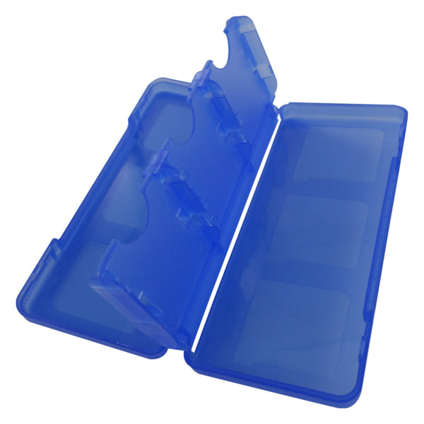 Game case for Nintendo 3DS 2DS DS protect 6 in 1 storage card holder box - royal blue | ZedLabz