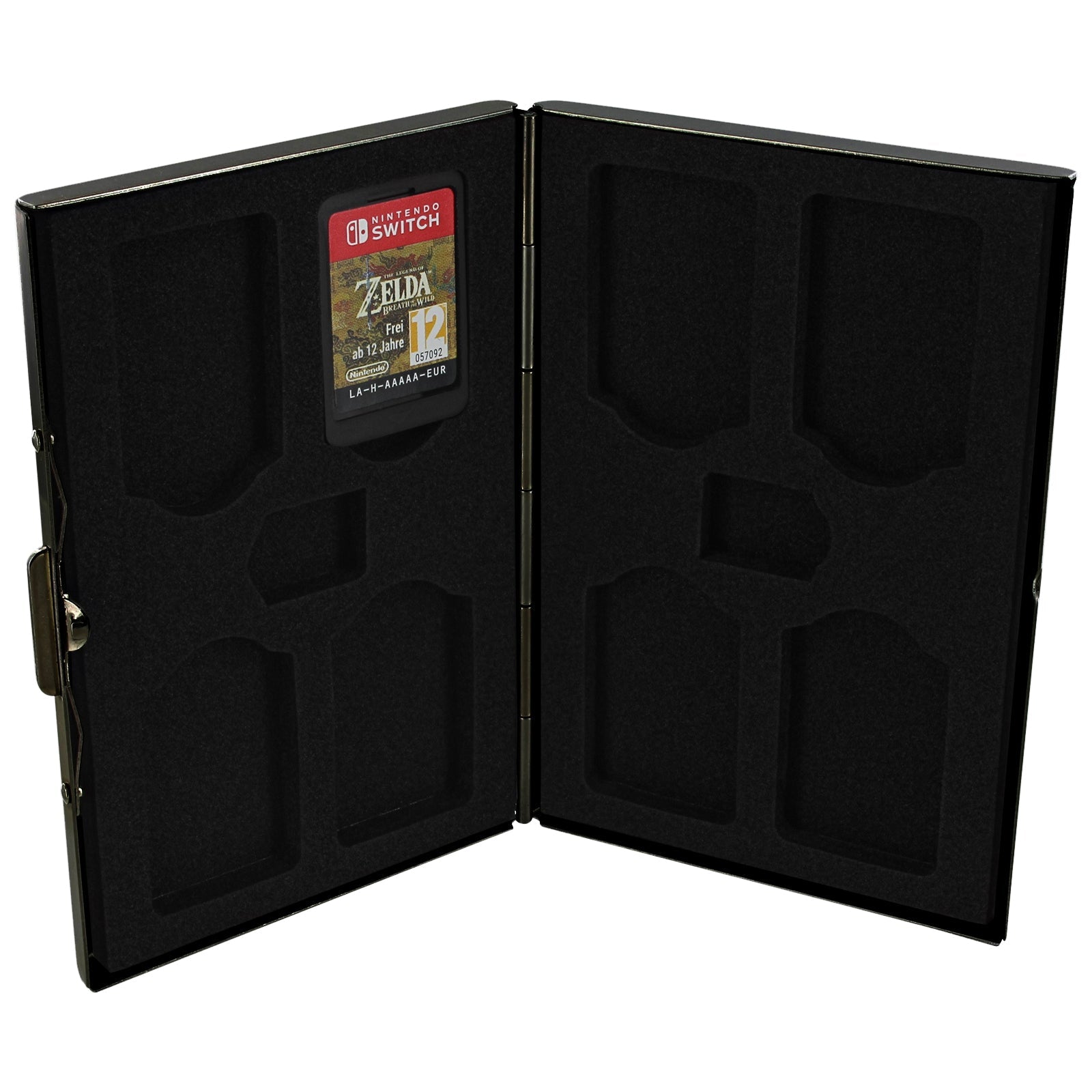 Games case for Nintendo Switch aluminium metal 8 in 1 cartridge holder | ZedLabz - 8