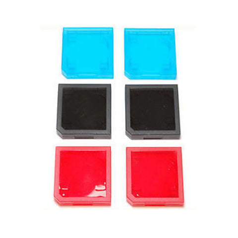 ZedLabz single game card case holder for Nintendo 3DS, 2DS, DSi & DS Lite - 6 pack multi-colour