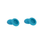 Thumb stick caps for Nintendo Switch Joy-Con controllers dotted silicone grip - 4 pack Blue | ZedLabz