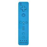Controller for Nintendo Wii with Nunchuk wireless Motion Plus & silicone case & wrist strap - Blue | ZedLabz