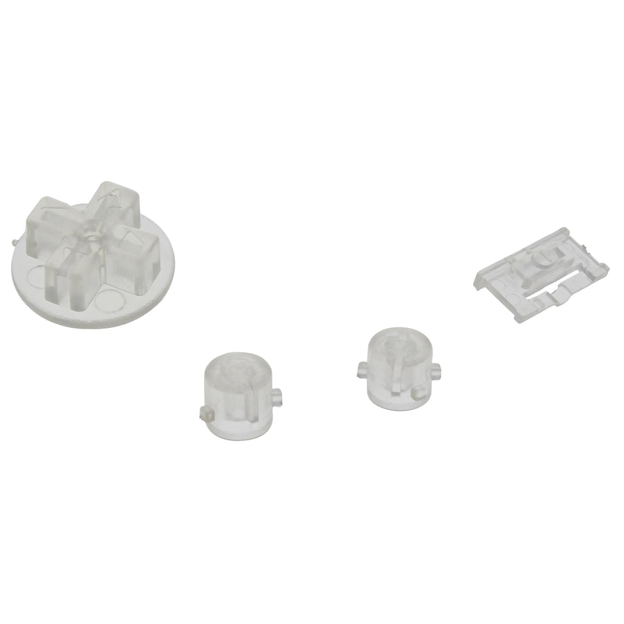 Replacement Button Set For Nintendo Game Boy Advance - Clear | ZedLabz