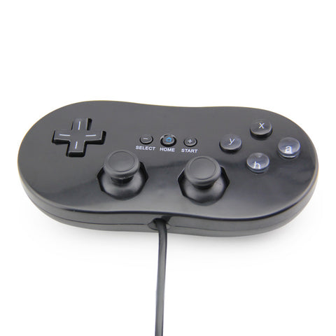 Replacement Classic Wired Controller for Nintendo Wii - black | ZedLabz