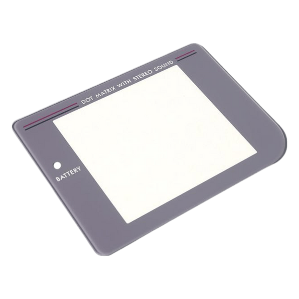 Glass lens screen for Nintendo Game Boy DMG-01 Retro Pixel IPS LCD screen modded console - Grey | Funnyplaying