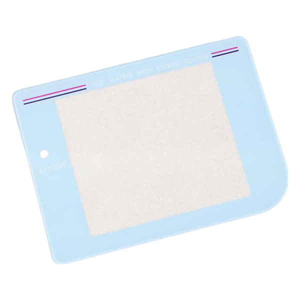 Glass lens screen for Nintendo Game Boy DMG-01 Retro Pixel IPS LCD screen modded console - Light Blue | Funnyplaying