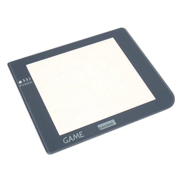 Glass lens screen for Nintendo Game Boy Pocket Retro Pixel IPS LCD screen modded console - With Hole Grey | Funnyplaying