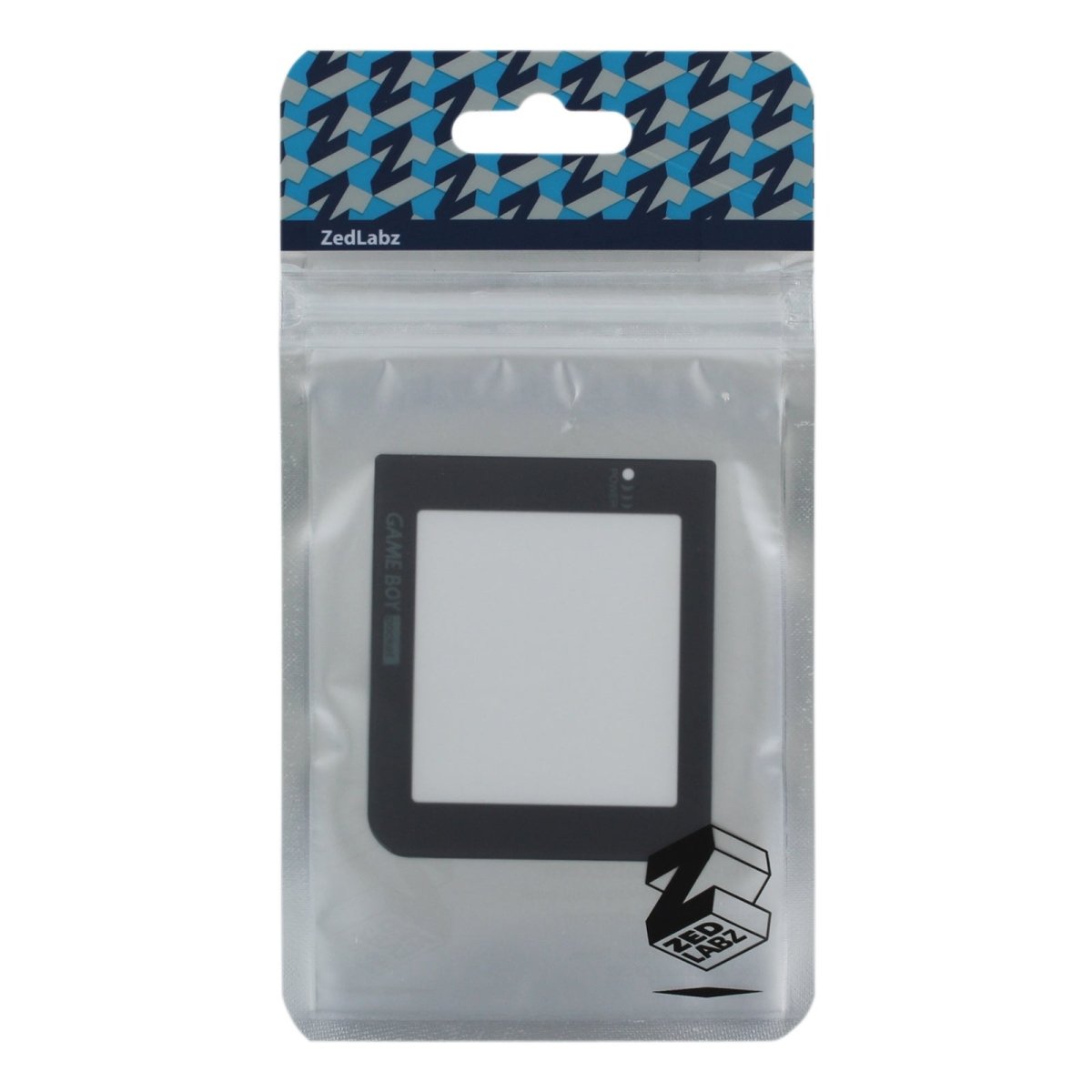 Glass screen lens for Game Boy Pocket original screen size with led lamp hole [GBP] | ZedLabz - 3