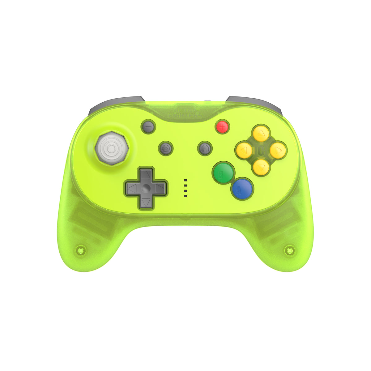 Brawler64 Pro wireless controller for Nintendo 64 N64, Swicth, Switch 2, PC gamepad - Extreme Green | Retro Fighters