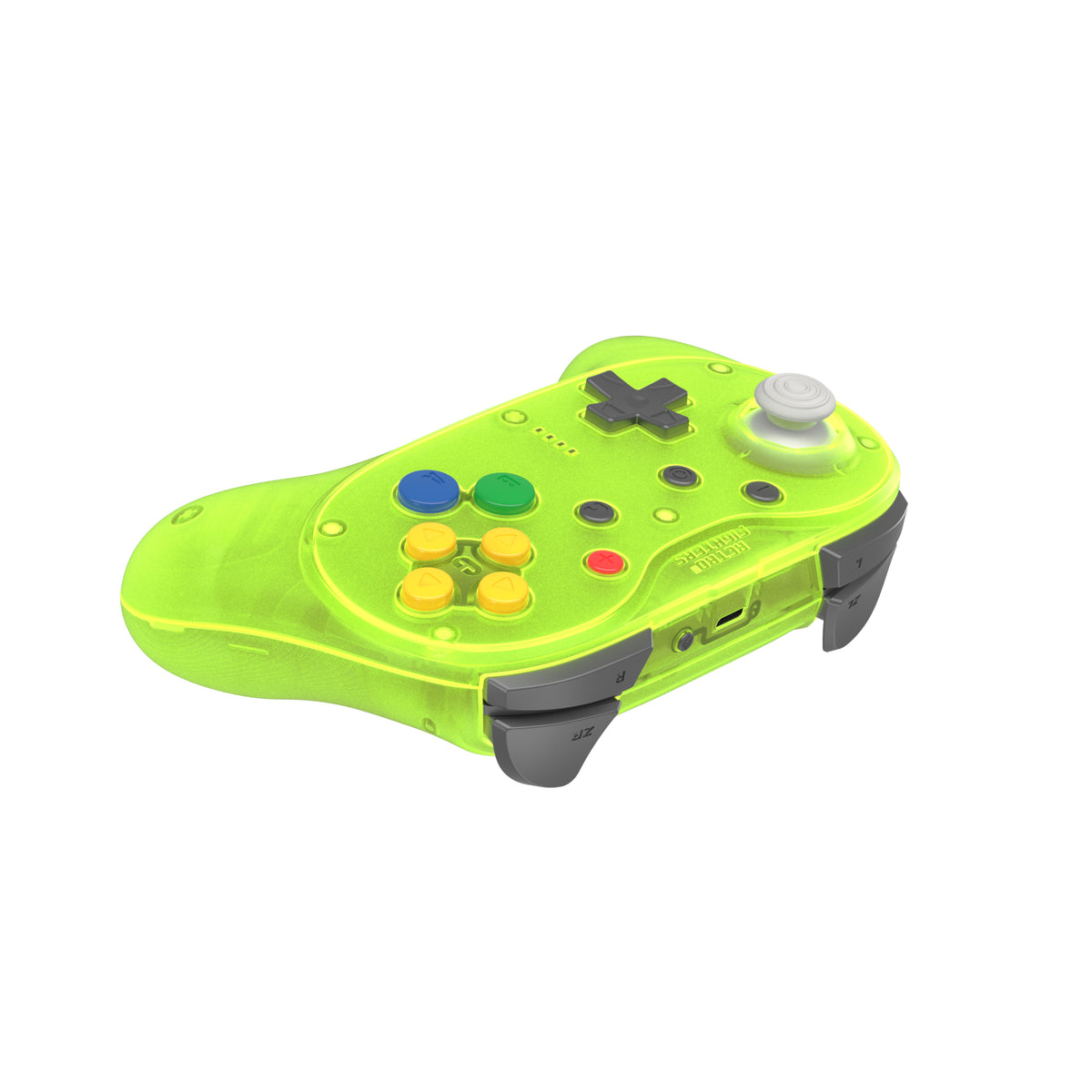 Brawler64 Pro wireless controller for Nintendo 64 N64, Swicth, Switch 2, PC gamepad - Extreme Green | Retro Fighters