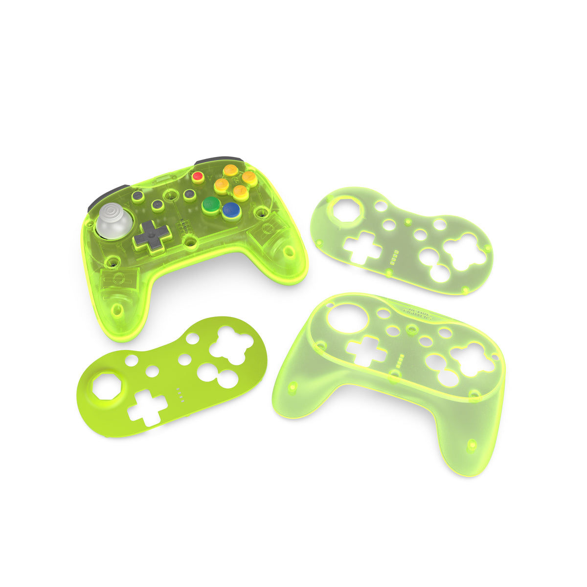 Brawler64 Pro wireless controller for Nintendo 64 N64, Swicth, Switch 2, PC gamepad - Extreme Green | Retro Fighters