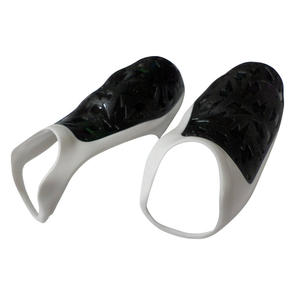 Grip handles for Sony PS4 controllers snap on rubber non slip - white | ZedLabz