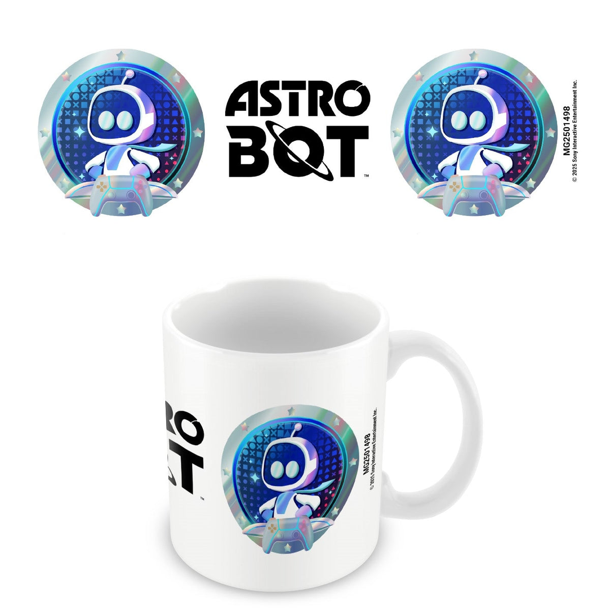 PlayStation Astro Bot trophy icon official mug 11oz/315ml white ceramic | Pyramid