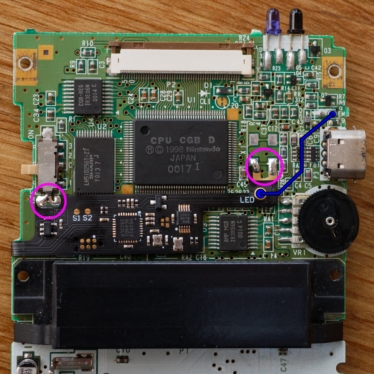 Overclocker Flex for Nintendo Game Boy Color GBC CGB handheld accelerator | Robot retro