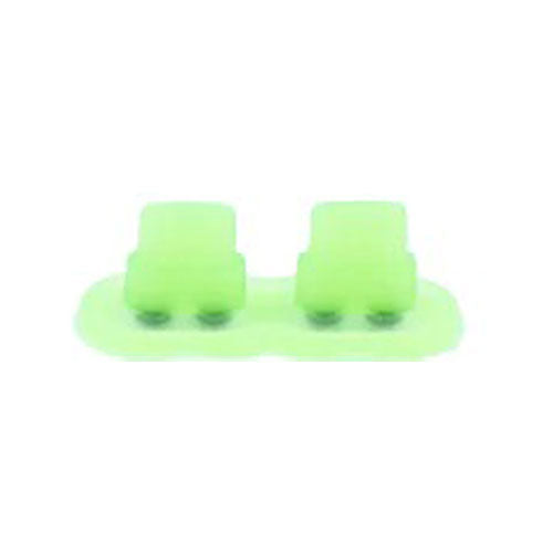Conductive Silicone Rubber Start/Select Button For Nintendo Game Boy Color - Neon Green | Retro Modding