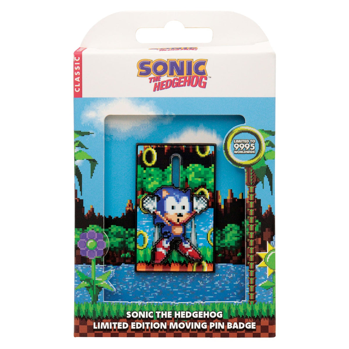 Sonic the Hedgehog Limited Edition Moving Pin Badge | Fanattik