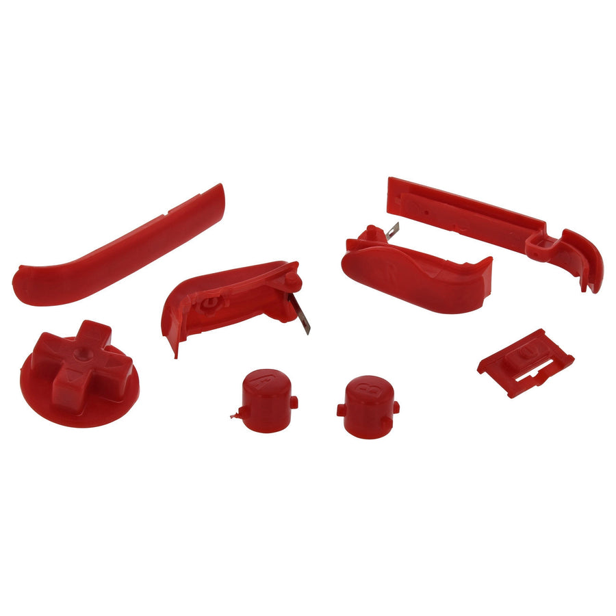  Replacement Button Set For Nintendo Game Boy Advance - Red | ZedLabz