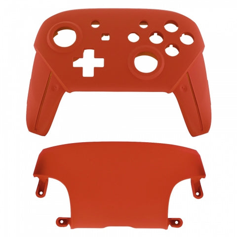 Replacement housing shell for Nintendo Switch Pro controllers front & back cover hard soft touch - Orange | ZedLabz