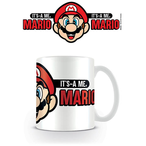 Super Mario It's Me MARIO official mug 11oz/315ml white ceramic | Pyramid