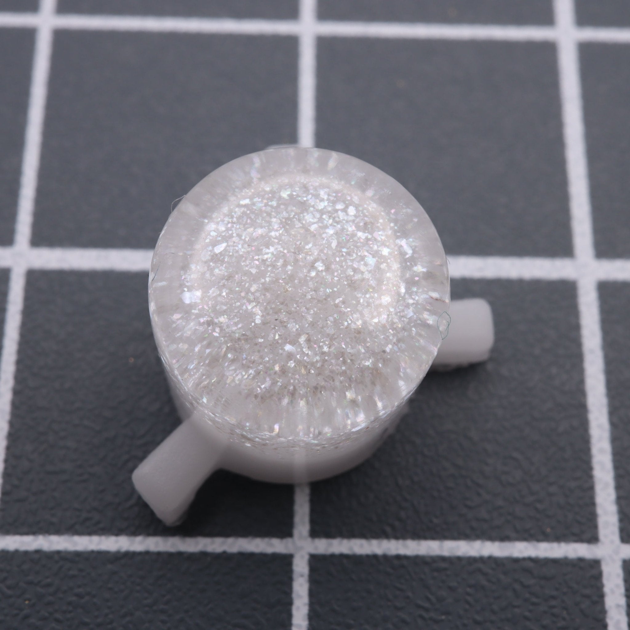 Hand cast custom resin buttons for Nintendo Game Boy Pocket MGB-001 GBP - Pearl white | Lab Fifteen Co - 2