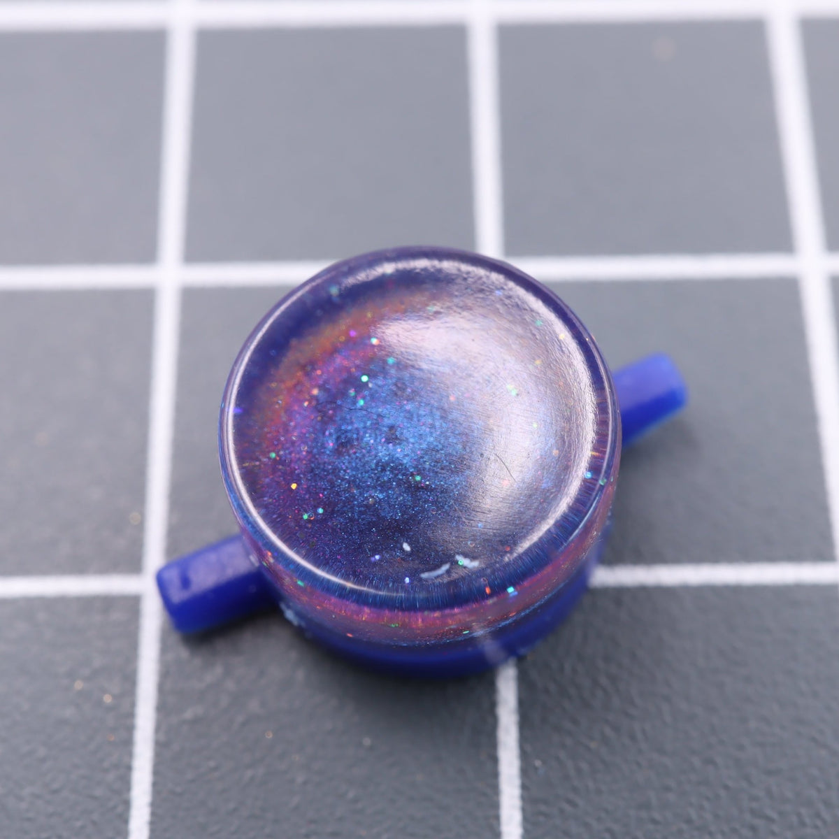 Hand cast custom resin buttons for Nintendo NES controller NES-004 (also fits Game Boy DMG-01) - Cosmic Blue | Lab Fifteen Co - 9