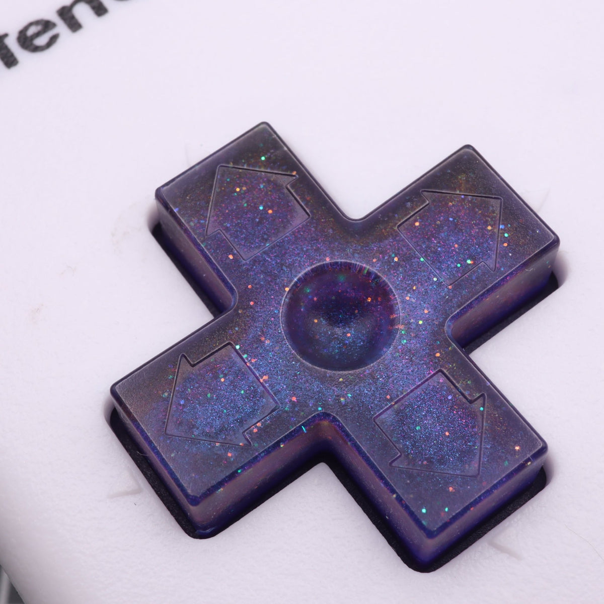 Hand cast custom resin buttons for Nintendo NES controller NES-004 (also fits Game Boy DMG-01) - Cosmic Purple | Lab Fifteen Co - 8