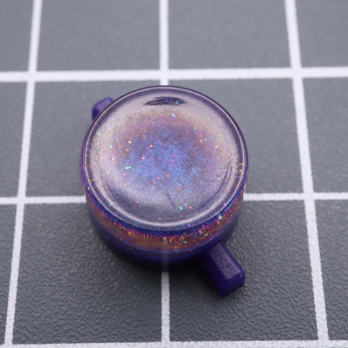 Hand cast custom resin buttons for Nintendo NES controller NES-004 (also fits Game Boy DMG-01) - Cosmic Purple | Lab Fifteen Co - 6