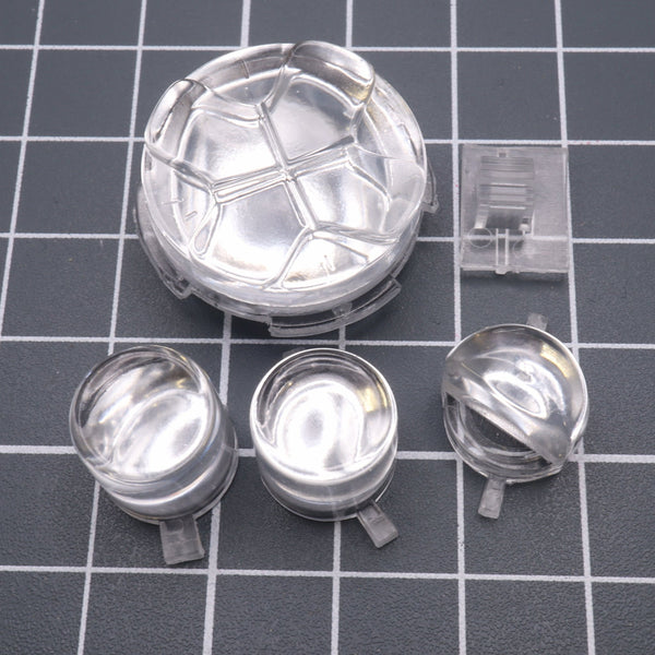 Hand cast custom resin buttons for Sega Game Gear - Chrome silver | Lab Fifteen Co - 1