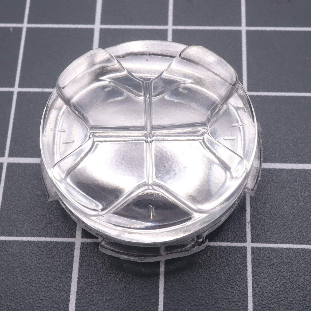 Hand cast custom resin buttons for Sega Game Gear - Chrome silver | Lab Fifteen Co - 2