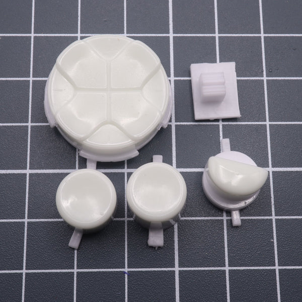 Hand cast custom resin buttons for Sega Game Gear - Glow in the dark Green | Lab Fifteen Co - 2