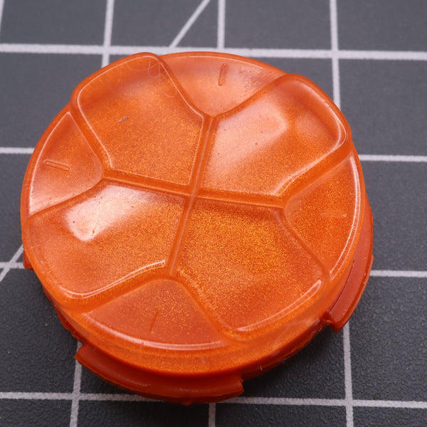 Hand cast custom resin buttons for Sega Game Gear - Orange candy | Lab Fifteen Co - 2