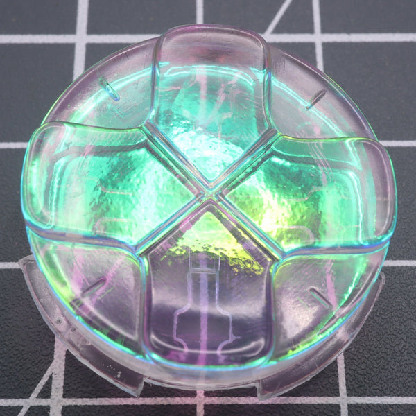 Hand cast custom resin buttons for Sega Game Gear - Sunset opal | Lab Fifteen Co - 2