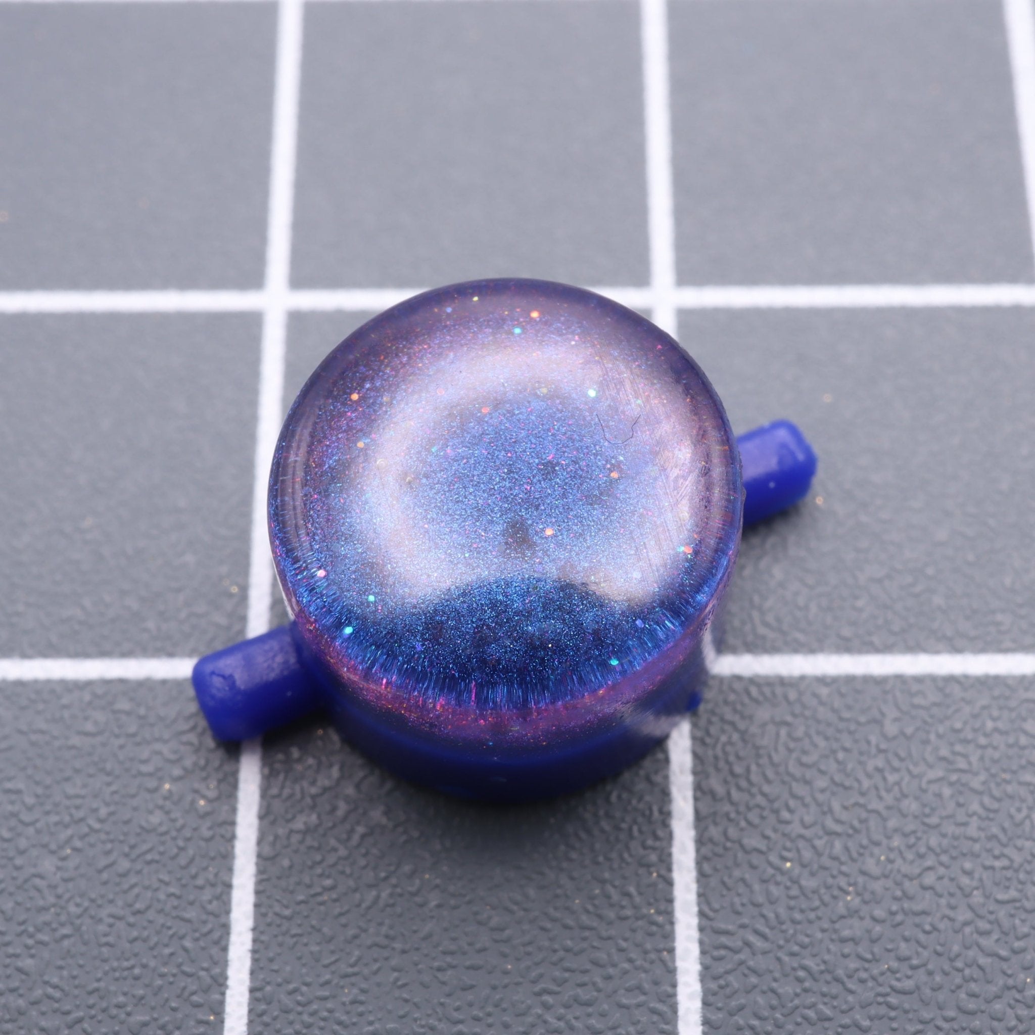 Hand cast resin buttons for Nintendo Game Boy Original DMG-01 (Game Boy Classic) - Cosmic blue | Lab Fifteen Co - 3