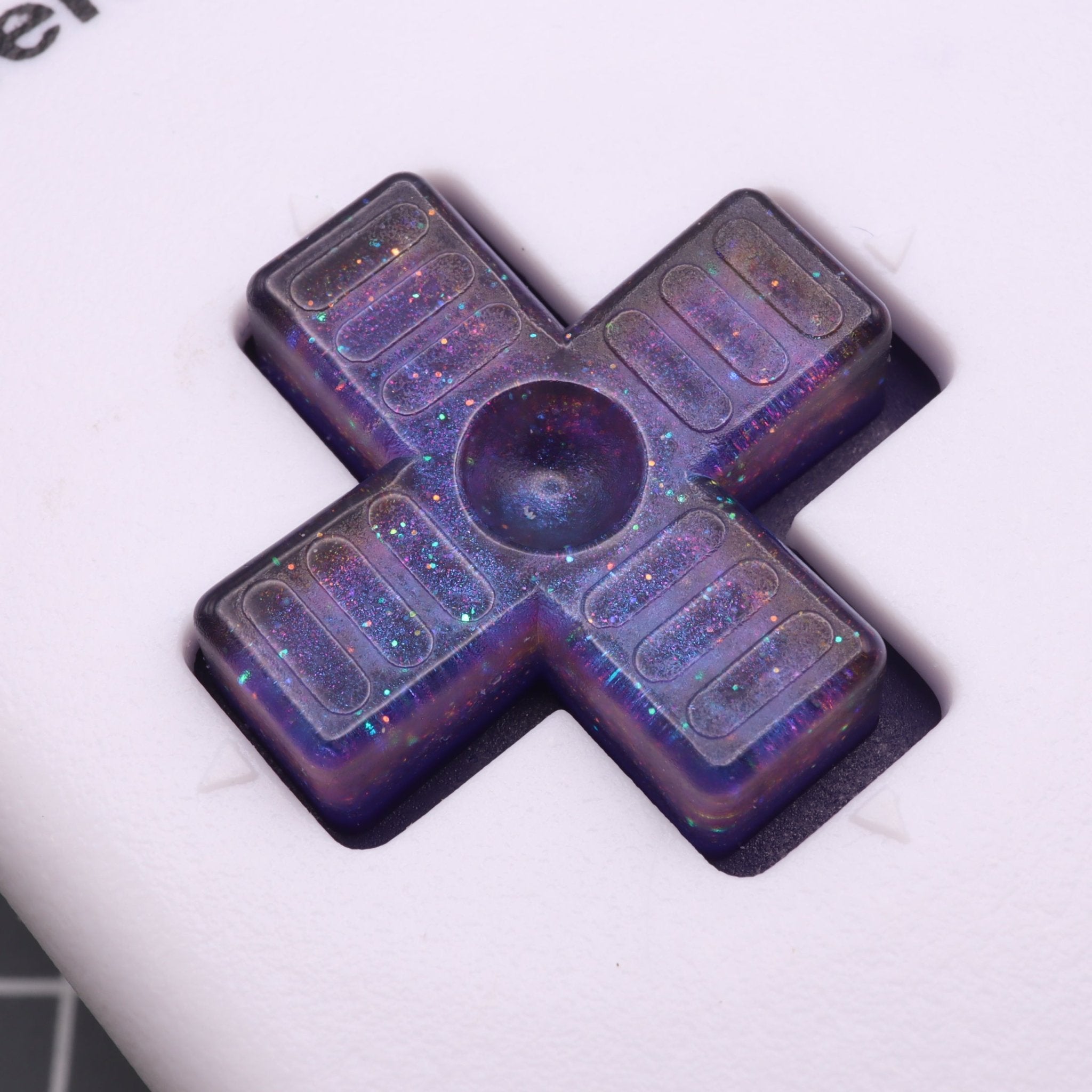 Hand cast resin buttons for Nintendo Game Boy Original DMG-01 (Game Boy Classic) - Cosmic purple | Lab Fifteen Co - 8