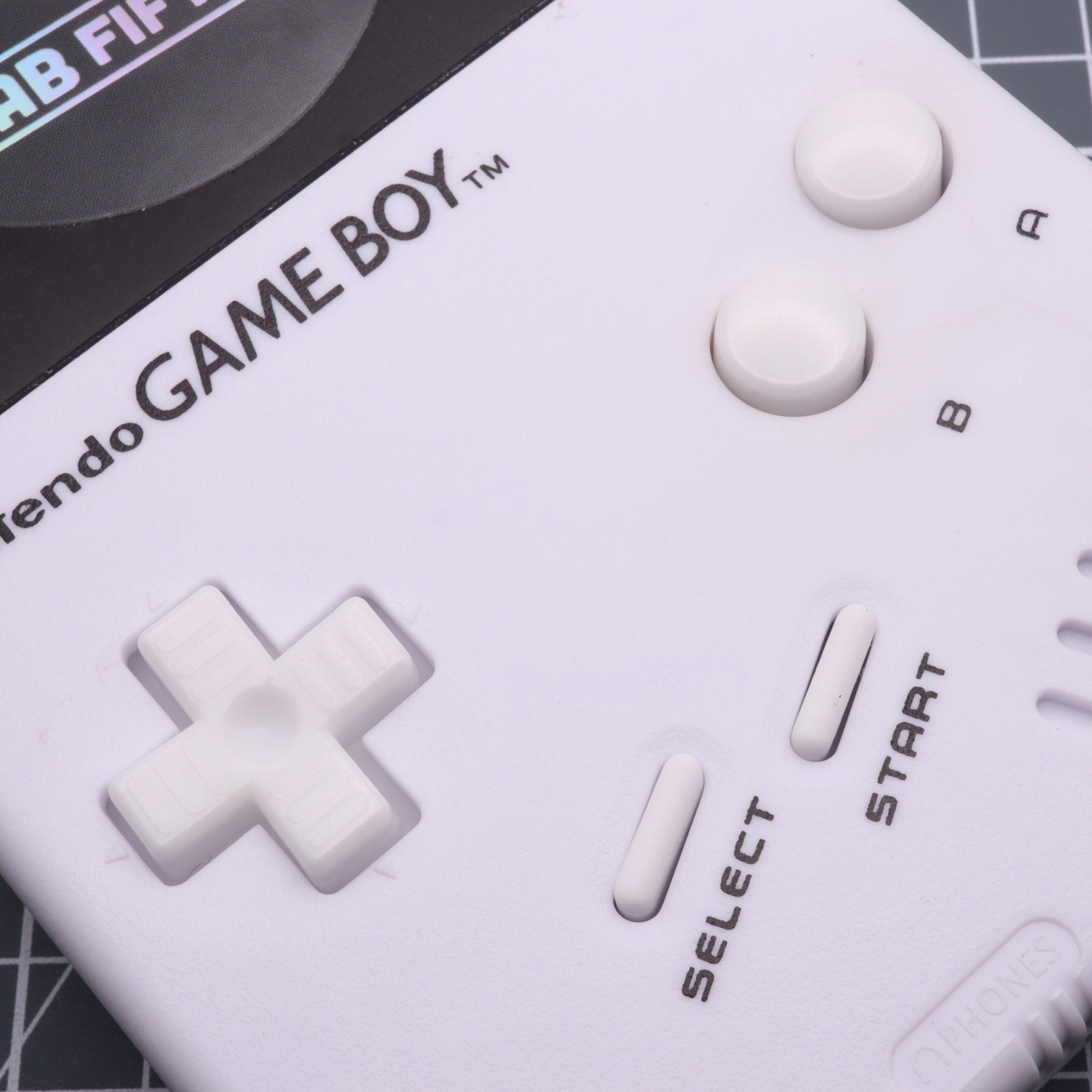 Hand cast resin buttons for Nintendo Game Boy Original DMG-01 (Game Boy Classic) - Glow in the dark blue | Lab Fifteen Co - 11