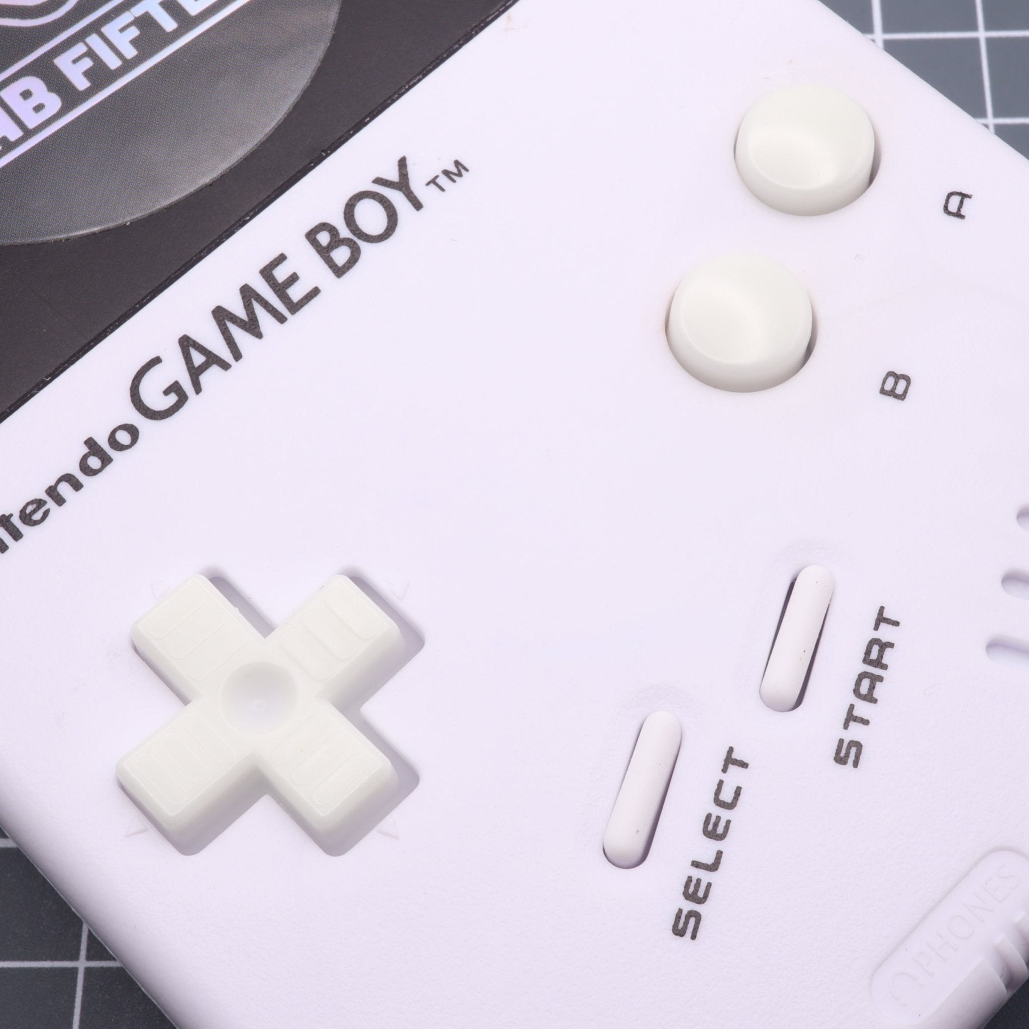Hand cast resin buttons for Nintendo Game Boy Original DMG-01 (Game Boy Classic) - Glow in the dark green | Lab Fifteen Co - 3