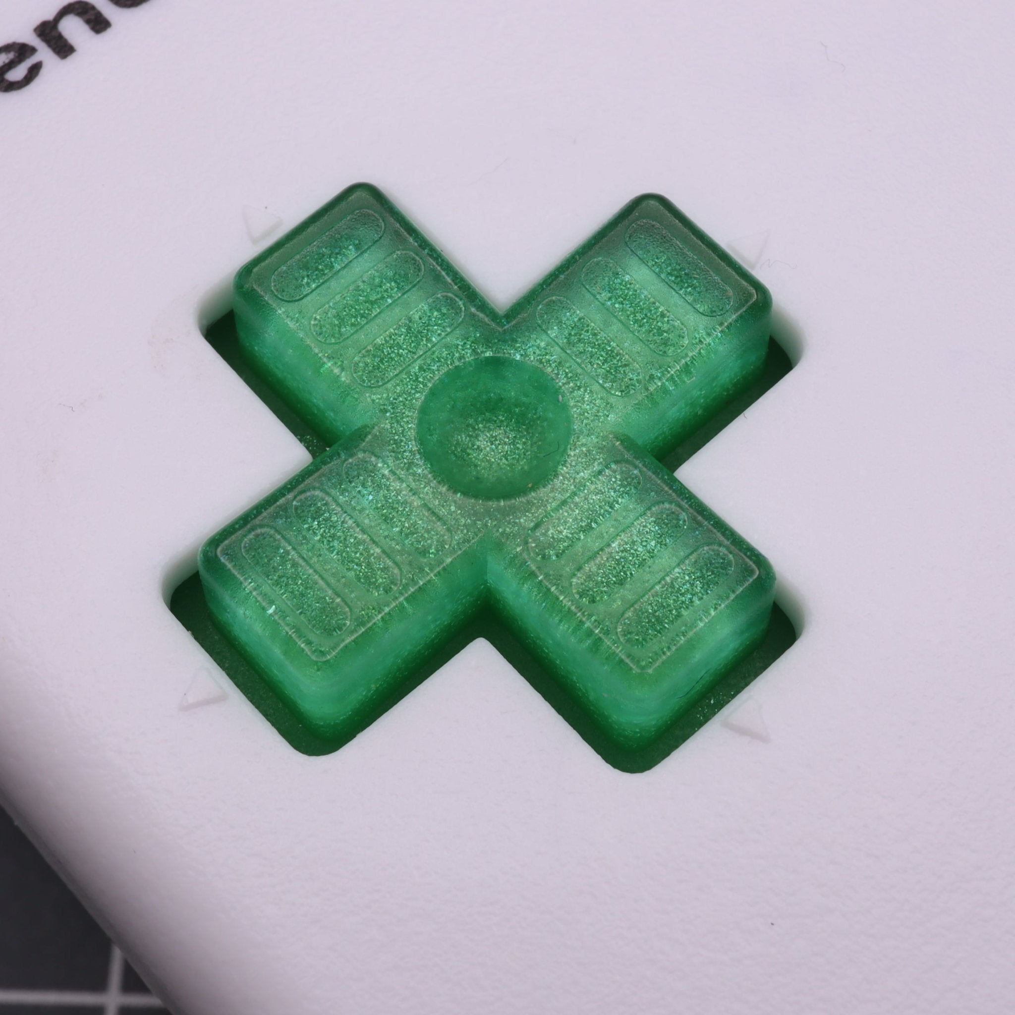 Hand cast resin buttons for Nintendo Game Boy Original DMG-01 (Game Boy Classic) - Lime candy | Lab Fifteen Co - 4