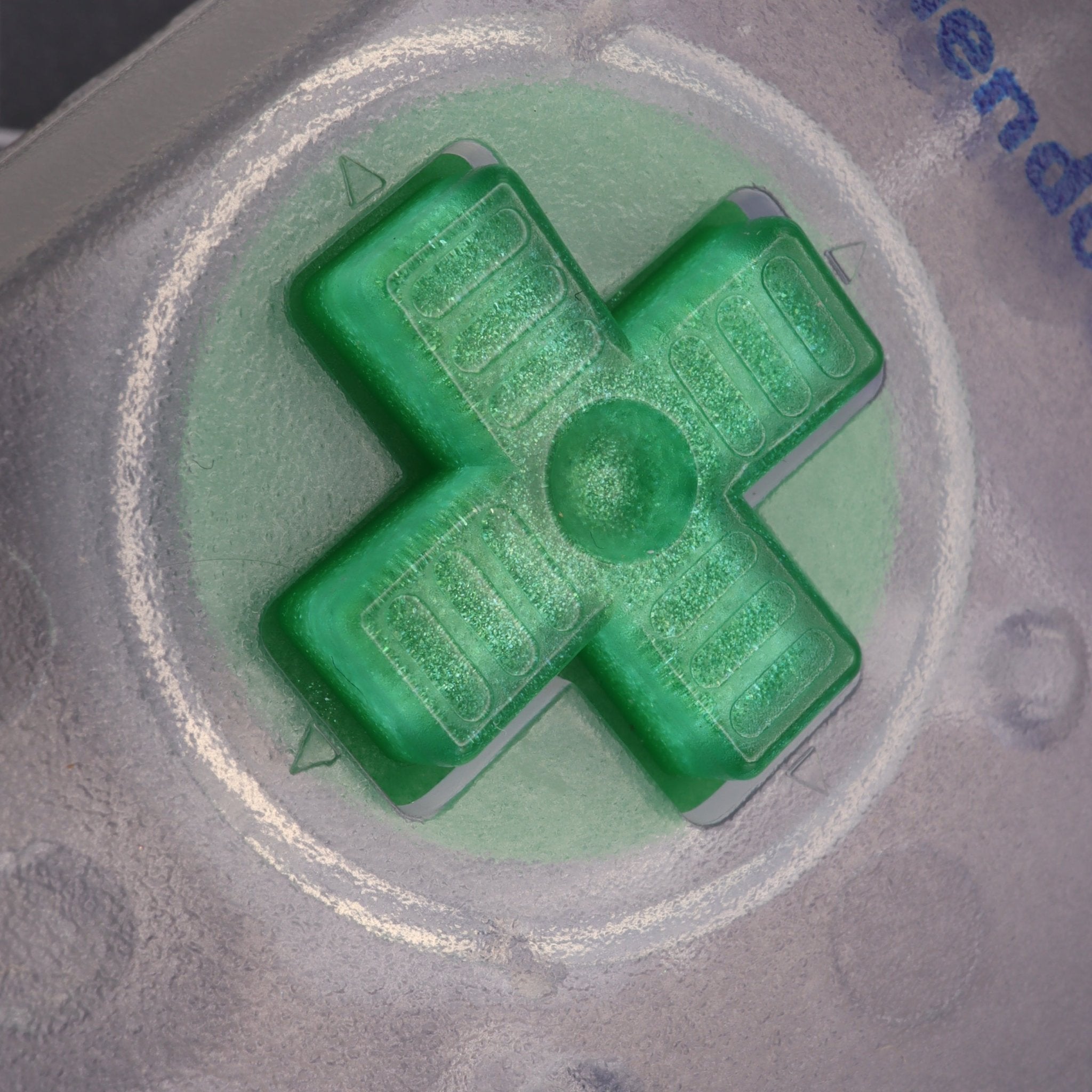 Hand cast resin buttons for Nintendo Game Boy Original DMG-01 (Game Boy Classic) - Lime candy | Lab Fifteen Co - 9