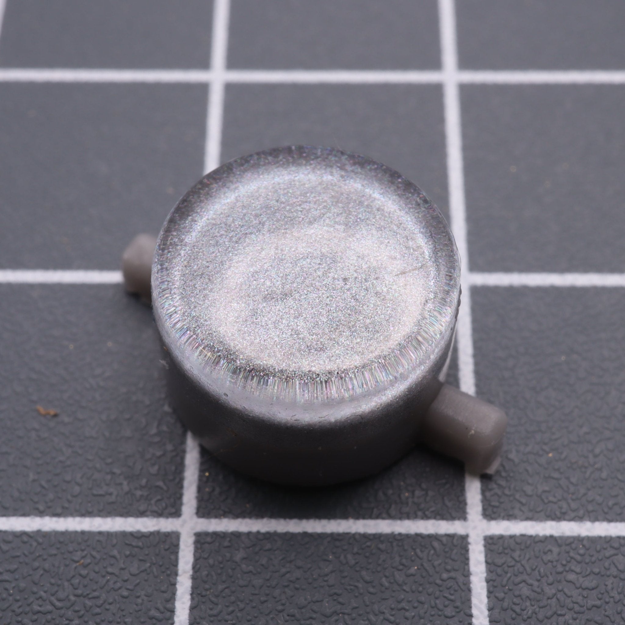 Hand cast resin buttons for Nintendo Game Boy Original DMG-01 (Game Boy Classic) - Metallic silver | Lab Fifteen Co - 2