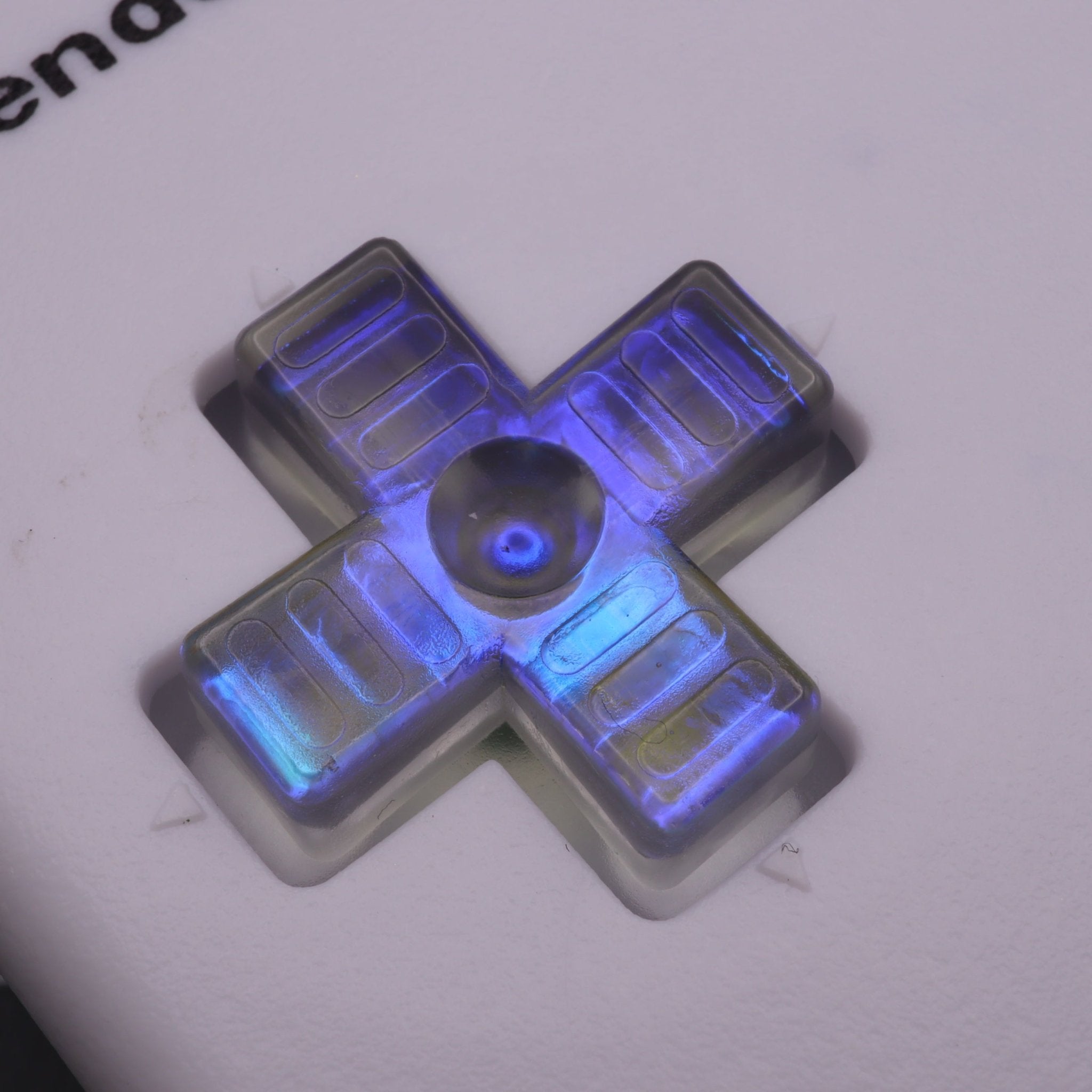 Hand cast resin buttons for Nintendo Game Boy Original DMG-01 (Game Boy Classic) - Midnight opal | Lab Fifteen Co - 5
