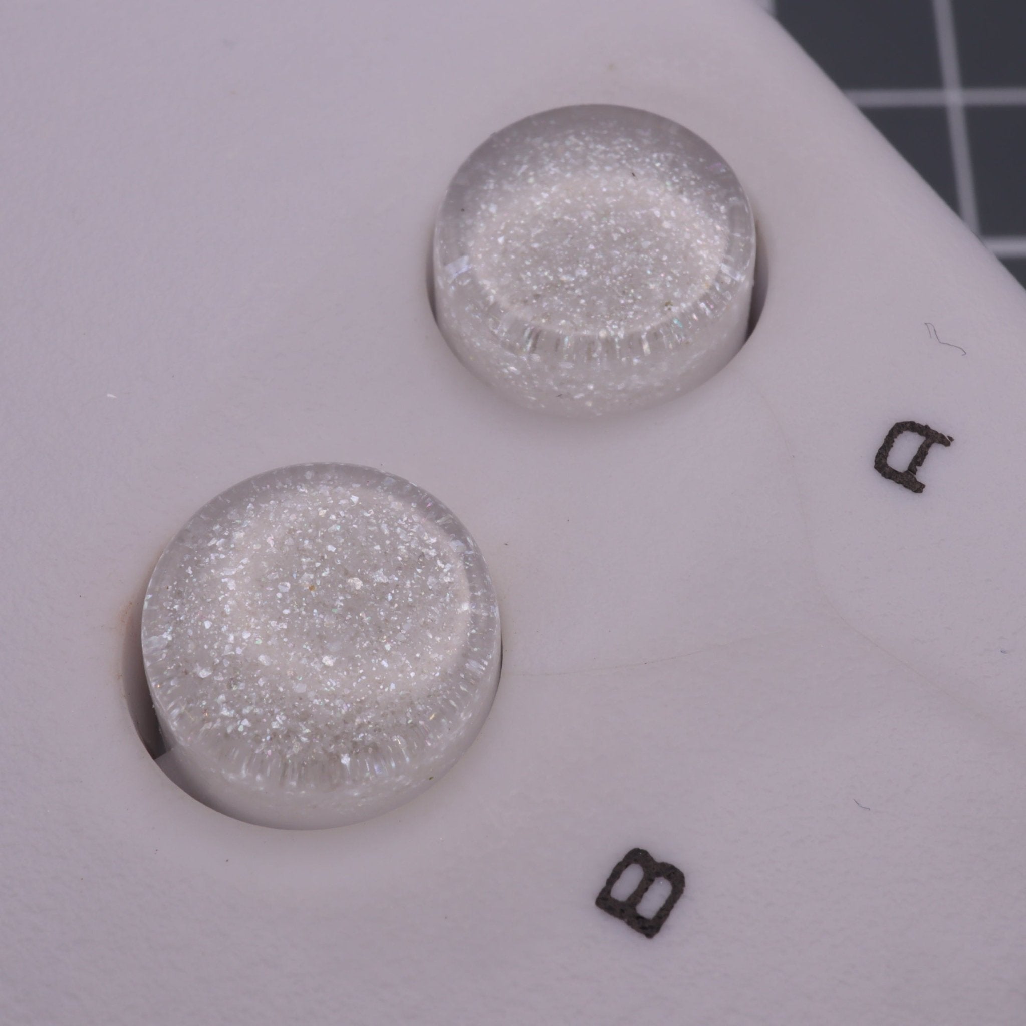 Hand cast resin buttons for Nintendo Game Boy Original DMG-01 (Game Boy Classic) - Pearl white | Lab Fifteen Co - 5