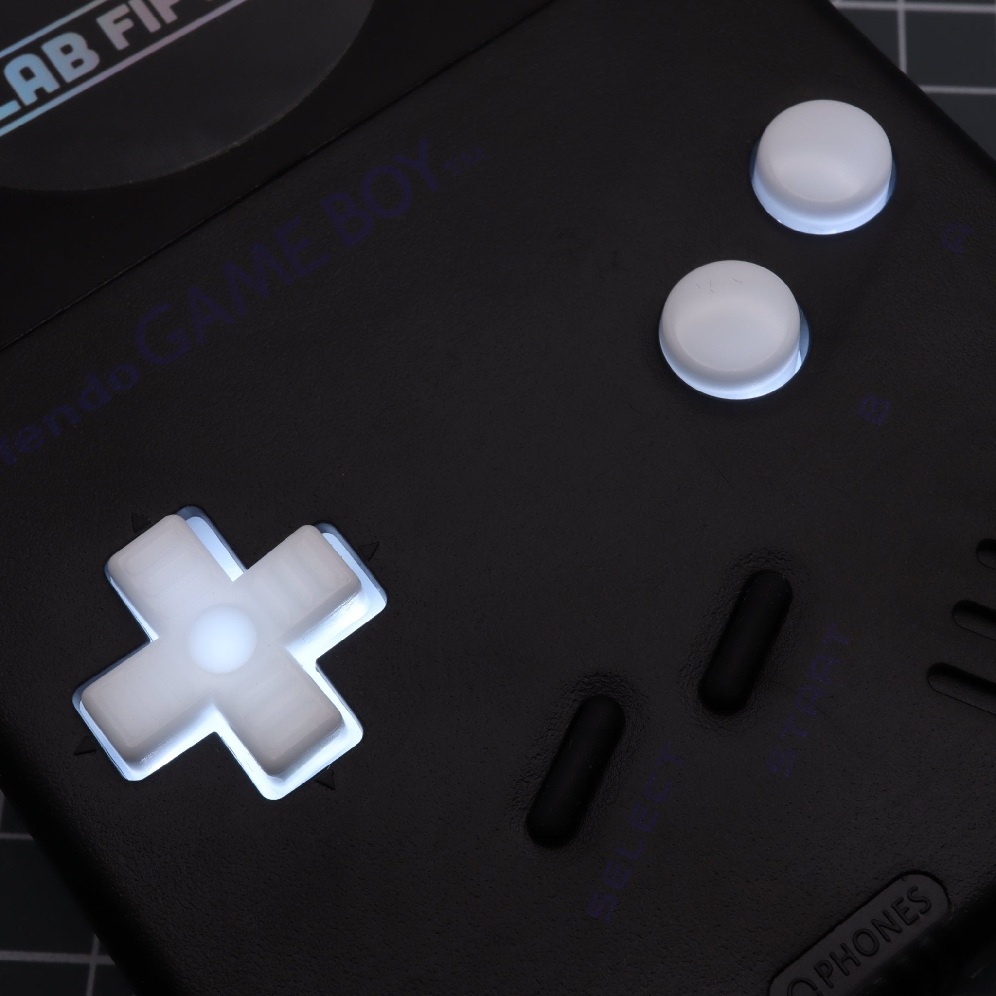 Hand cast resin buttons for Nintendo Game Boy Original DMG-01 (Game Boy Classic) - Pudding cap | Lab Fifteen Co - 6