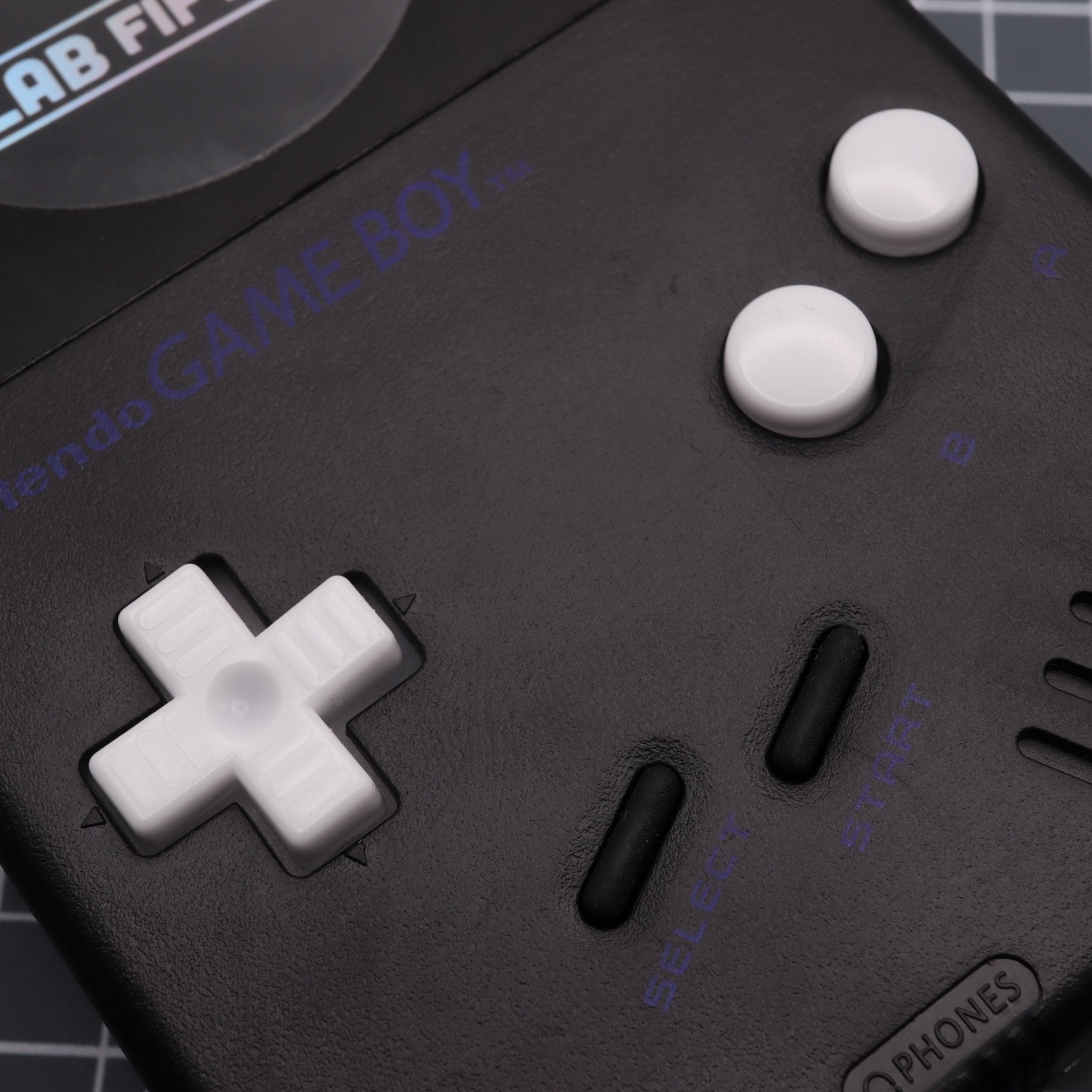 Hand cast resin buttons for Nintendo Game Boy Original DMG-01 (Game Boy Classic) - Pudding cap | Lab Fifteen Co - 5