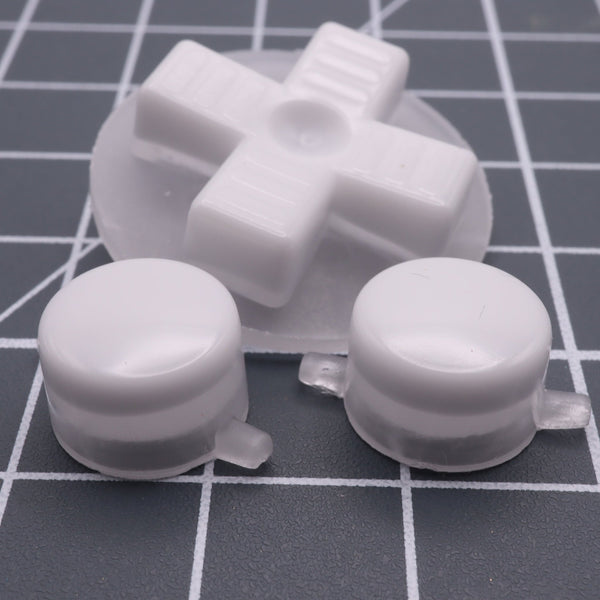 Hand cast resin buttons for Nintendo Game Boy Original DMG-01 (Game Boy Classic) - Pudding cap | Lab Fifteen Co - 2