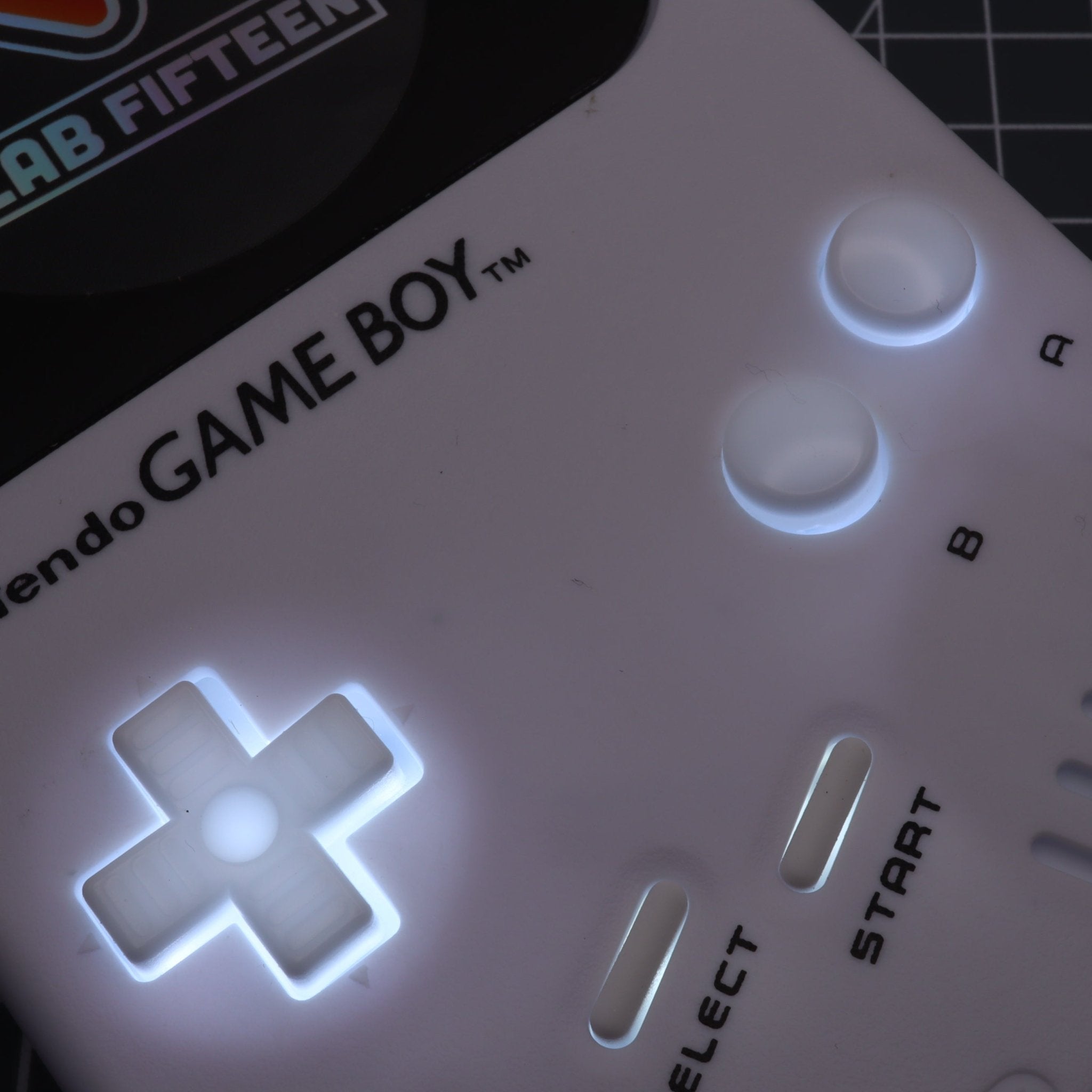 Hand cast resin buttons for Nintendo Game Boy Original DMG-01 (Game Boy Classic) - Pudding cap | Lab Fifteen Co - 4