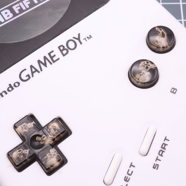 Custom resin buttons for Game Boy DMG - Skulls | Lab Fifteen Co