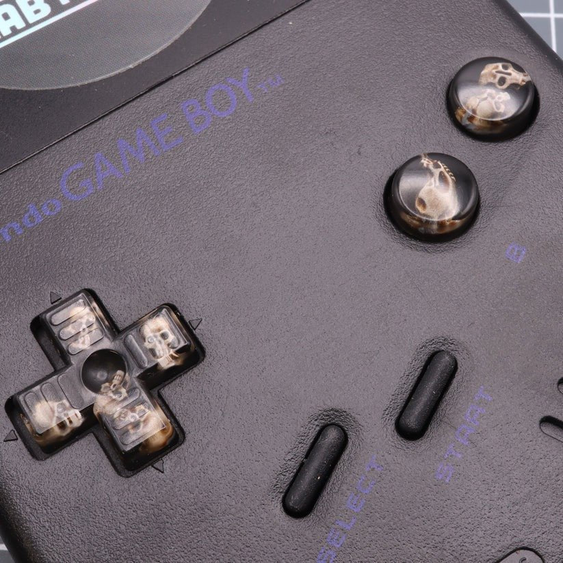 Hand cast resin buttons for Nintendo Game Boy Original DMG - 01 (Game Boy Classic) - Skulls | Lab Fifteen Co - 8