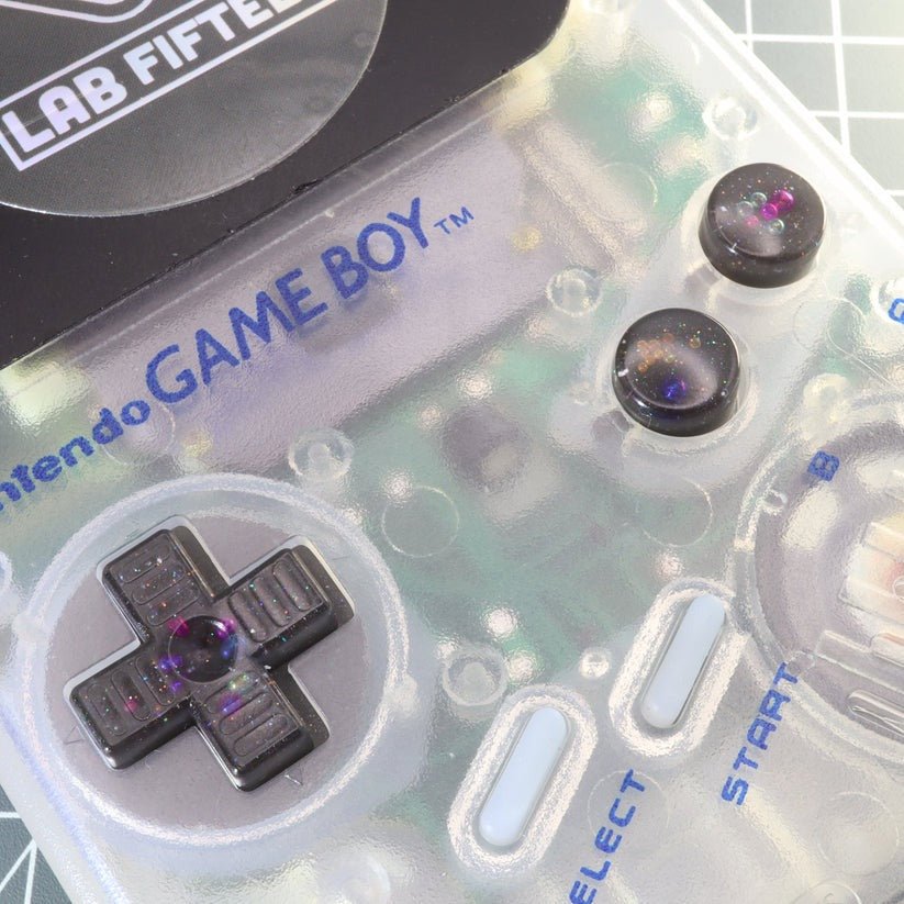 Visual Gameboy Buttons Custom resin buttons for Game Boy DMG - Solar System | Lab Fifteen Co